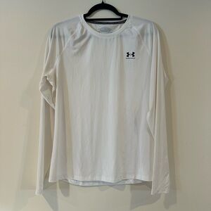Under Armour Men's Classic White Long Sleeve Tee